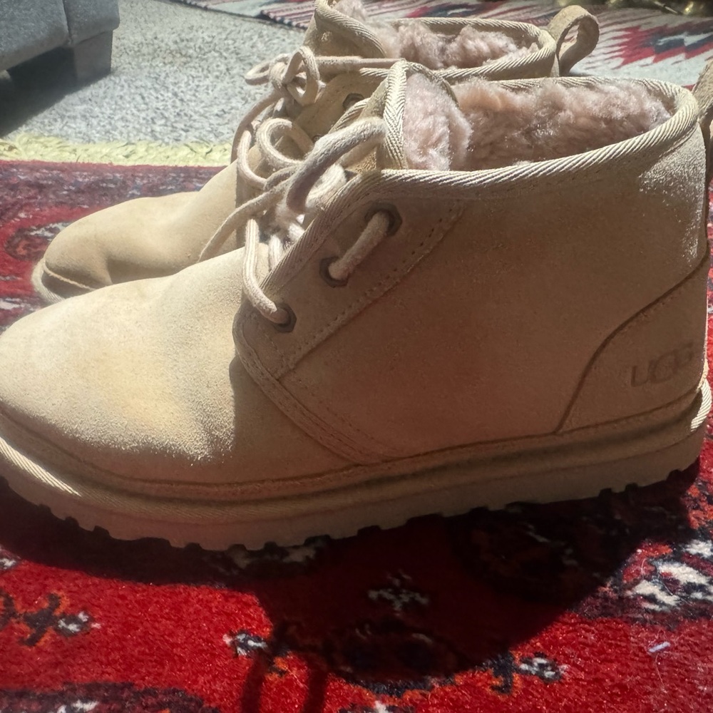 UGG Unisex Tan Suede Boots
